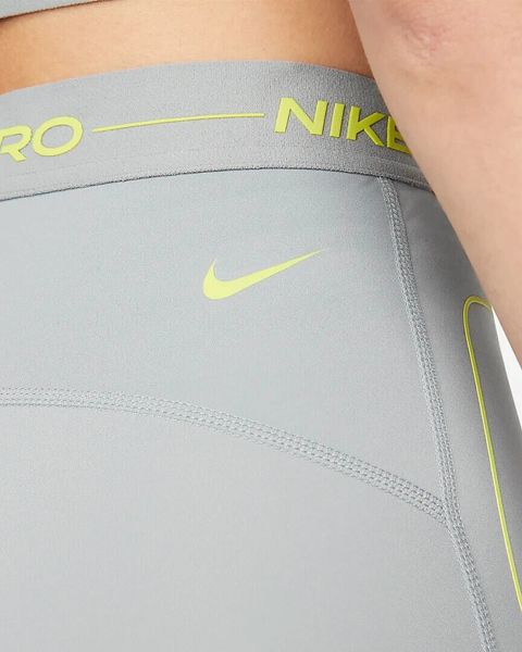 Шорти жіночі Nike Women's 7" Grey/Atomic Green Hr Training Short (DM7585-073), S, WHS, 10% - 20%, 1-2 дні