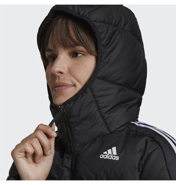 Куртка жіноча Adidas Essentials Midweight Down Hooded Jacket Black Gt9175 (GT9175), XS, WHS, 10% - 20%, 1-2 дні