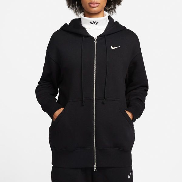 Кофта жіночі Nike W Nsw Style Flc Fz Hoodie Os (DQ5758-010), 2XS, WHS, 30% - 40%, 1-2 дні