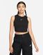 Фотография Спортивный топ женской Nike Sportswear Chill Knit Women's Tight Cropped Mini (FB8279-010) 1 из 5 в Ideal Sport