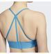 Фотографія Спортивний топ жіночий Adidas Yoga Studio Light-Support 3-Stripes Bra Blue Hh9127 (HH9127) 9 з 9 в Ideal Sport