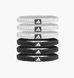 Фотография Набор резинок Adidas Hair Ties 6Pk (6 ) Black/White (ADAC-16560) 1 из 6 в Ideal Sport