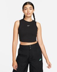 Спортивный топ женской Nike Sportswear Chill Knit Women's Tight Cropped Mini (FB8279-010), M, WHS, 40% - 50%, 1-2 дня