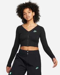 Кофта жіночі Nike Sportswear Women's Ribbed Long-Sleeve Top (FJ5220-010), L, WHS, 30% - 40%, 1-2 дні