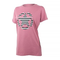 Футболка женская Jeep T-Shirt Oversize Star Striped Print Turn (O102613-P490), M, WHS, 1-2 дня