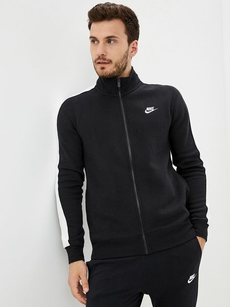 Бомбер мужской Nike Sportswear Club Brushed-Back Jacket (DD7010-010), M, OFC, 30% - 40%, 1-2 дня