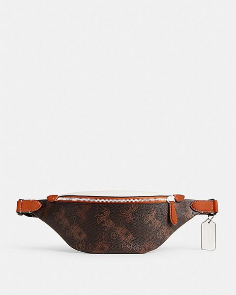 Сумка через плечо Coach Belt Bag 7 With Large Horse And Carriage Print (CM344-W8F), OS, WHS, 10% - 20%, 1-2 дня