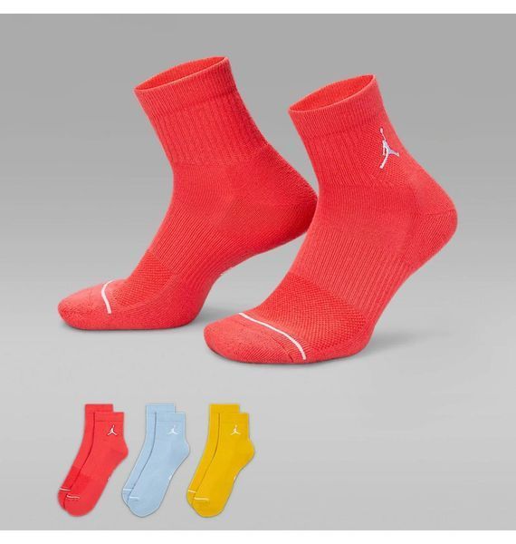 Шкарпетки Jordan Everyday Cushioned Ankle Multi (3 ) (DX9655-917), 34-38, WHS, 30% - 40%, 1-2 дні