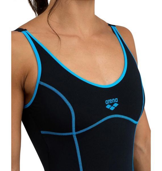 Купальник закрытый женский Arena Tania Clip Back Swimsuit One P Blue (005974-580), 38, WHS, < 10%, 1-2 дня