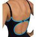 Фотография Купальник закрытый женский Arena Tania Clip Back Swimsuit One P Blue (005974-580) 5 из 5 в Ideal Sport