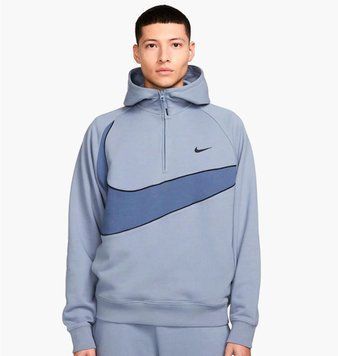 Кофта мужская Nike M Nk Swoosh Flc Hz Hoodie (DX0566-493), L, WHS, 30% - 40%, 1-2 дня