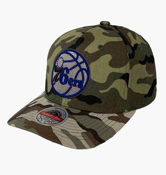 Кепка Mitchell & Ness Nba Philadelphia 76Ers Woodland Desert Stretch (6HSSMM19494-P76CMWD), One Size, WHS, < 10%, 1-2 дні
