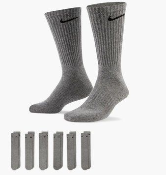 Носки Nike Everyday Cushion Crew (SX7666-064), M, WHS, < 10%, 1-2 дня