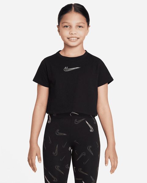 Футболка детская Nike Tee Crop Dance Prnt (DQ5095-010), L, WHS, 10% - 20%, 1-2 дня