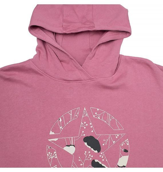 Кофта жіночі Jeep Ooded Cropped Sweatshirt Star Botanical Print (O102607-P490), L, WHS, 20% - 30%, 1-2 дні
