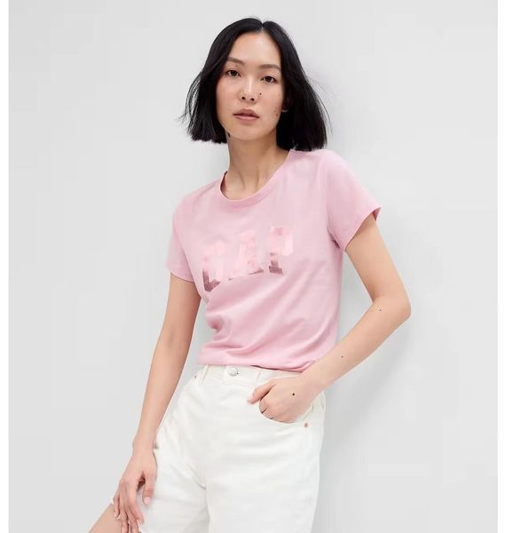 Футболка женская Gap Ss Clsc Tee Pink (268820-72), S, WHS, 20% - 30%, 1-2 дня