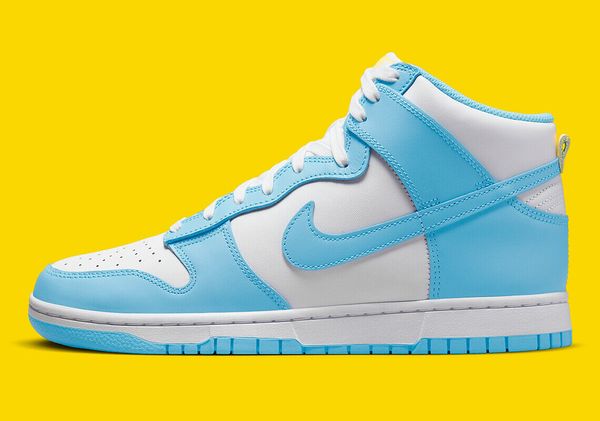 Кросівки чоловічі Nike Dunk High Blue Chill Mens (DD1399-401), 45.5, WHS, 10% - 20%, 1-2 дні