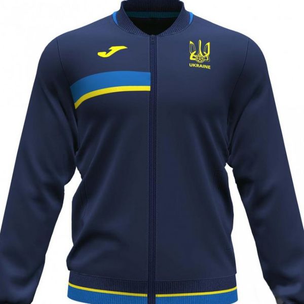 Кофта мужские Joma Futbol Ucrania Full Zip Sweatshirt (AT102377A339), M, WHS