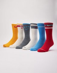 Носки Nike Everyday Plus Retro Cushioned Crew Socks 6-Pack (DX7670-910), 42-46, WHS, 10% - 20%, 1-2 дня
