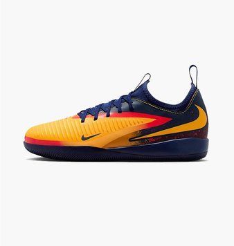 Футзалки детские Nike Phantom 6 Low Academy Erling Haaland Ic Junior Yellow/Blue (HQ2036-800), 32, WHS, 1-2 дня