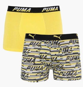 Труси-боксерки чоловічі Puma Logo Aop Boxer 2P (501003001-020), L, WHS, < 10%, 1-2 дні