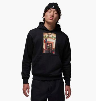 Кофта мужская Jordan Jm Chimney Flc Po Black (HQ5654-010), L, WHS, 40% - 50%, 1-2 дня