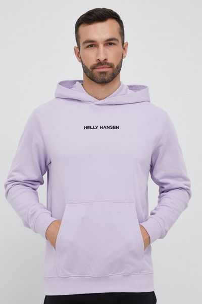 Кофта чоловічі Helly Hansen Core Graphic Hoodie Hoodie In Lilatech (53924-699), L, WHS, 1-2 дні