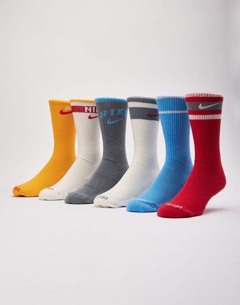 Шкарпетки Nike Everyday Plus Retro Cushioned Crew Socks 6-Pack (DX7670-910), 42-46, WHS, 10% - 20%, 1-2 дні