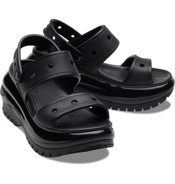 Тапочки унісекс Crocs Mega Crush Sandal Black (207989-001), 38-39, WHS, < 10%, 1-2 дні