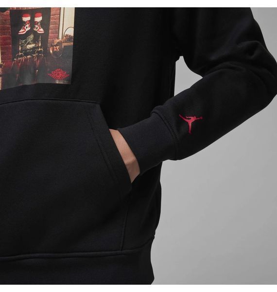 Кофта чоловіча Jordan Jm Chimney Flc Po Black (HQ5654-010), L, WHS, > 50%, 1-2 дні