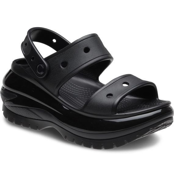 Тапочки унісекс Crocs Mega Crush Sandal Black (207989-001), 38-39, WHS, < 10%, 1-2 дні