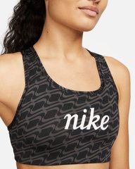 Спортивний топ жіночий Nike Swoosh Black For Women (DQ5121-010), S, WHS, 10% - 20%, 1-2 дні