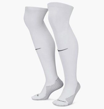 Футбольные гетры унисекс Nike Dri-Fit Strike Knee-High Football Socks (DH6622-100), 38-42, WHS, 30% - 40%, 1-2 дня