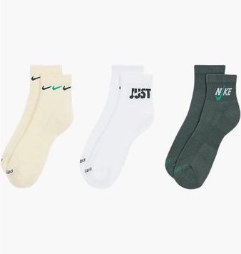 Шкарпетки Nike Everyday Plus Cushioned Ankle Multi (3 ) (DH3827-901), 34-38, WHS, < 10%, 1-2 дні