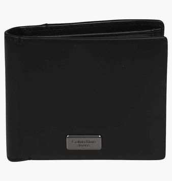 Кошелек Calvin Klein Jeans Inst Plaque Bifold W/Coin Black (K50K511432-BEH), One Size, WHS, 10% - 20%, 1-2 дня