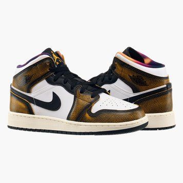 Кроссовки женские Jordan 1 Mid Se (Gs) (DQ8418-071), 38, WHS, > 50%, 1-2 дня