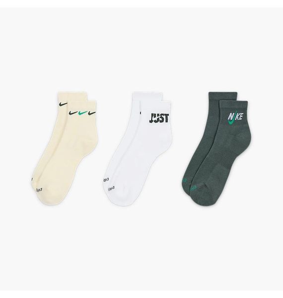 Шкарпетки Nike Everyday Plus Cushioned Ankle Multi (3 ) (DH3827-901), 42-46, WHS, 30% - 40%, 1-2 дні
