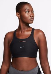 Спортивний топ жіночий Nike Swoosh Shadow Striped Padded Bra (CJ0733-010), S, WHS, 10% - 20%, 1-2 дні