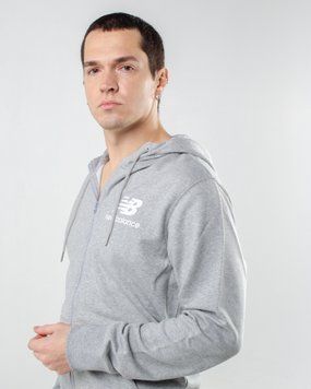 Кофта чоловіча New Balance Essentials Stacked Full Zip (MJ03558AG), S, WHS, 10% - 20%, 1-2 дні