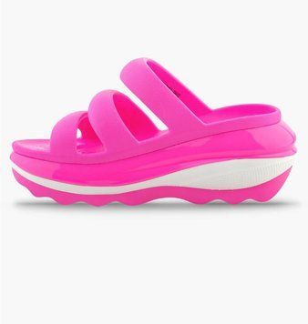 Сандалі жіночі Crocs Mega Crush Triple Strap Pink (209842-6TW), 38-39, WHS, 1-2 дні