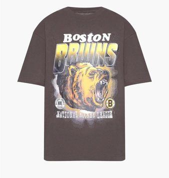 Футболка унисекс 47 Brand Boston Bruins Sigma Brown (667547C9-FS), M, WHS, 1-2 дня