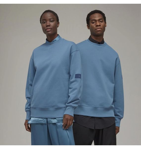 Кофта унісекс Adidas Y-3 Organic Cotton Terry Crew Sweater Blue (IB4799), L, WHS, 10% - 20%, 1-2 дні