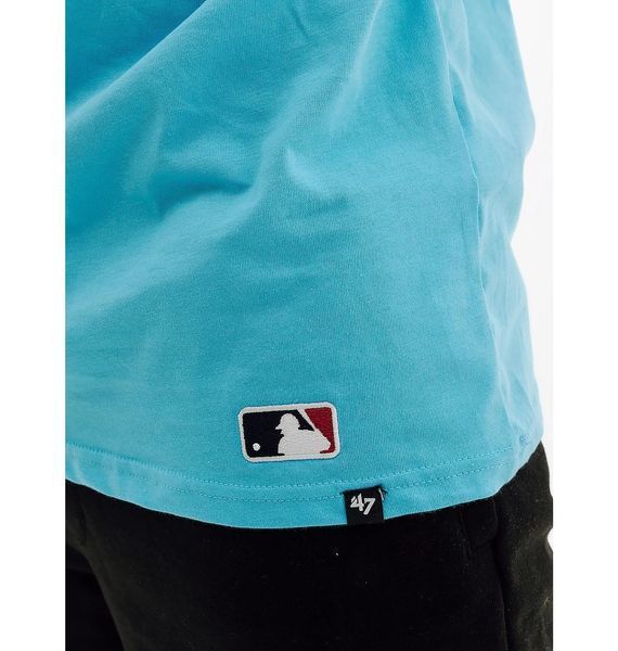 Футболка чоловіча 47 Brand New York Yankees Base Runner Light Blue (580762VD-FS), M, WHS, 20% - 30%, 1-2 дні