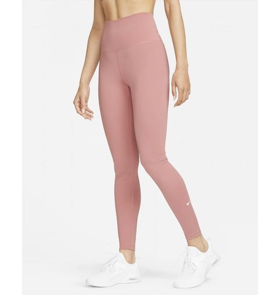 Лосины женские Nike One High-Rise Leggings Pink (DM7278-618), S, WHS, 30% - 40%, 1-2 дня