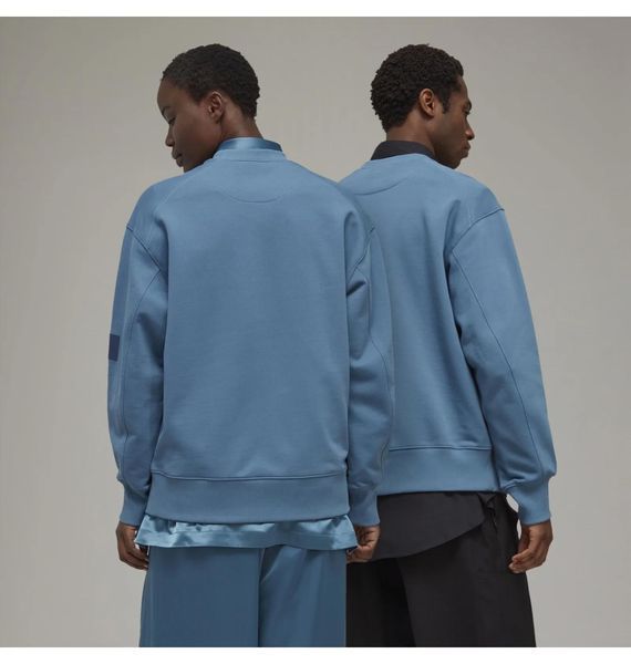 Кофта унісекс Adidas Y-3 Organic Cotton Terry Crew Sweater Blue (IB4799), L, WHS, 10% - 20%, 1-2 дні