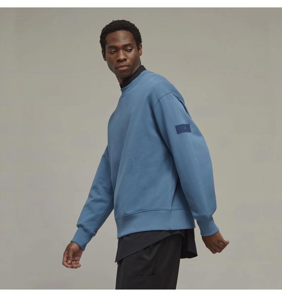 Кофта унісекс Adidas Y-3 Organic Cotton Terry Crew Sweater Blue (IB4799), L, WHS, 10% - 20%, 1-2 дні