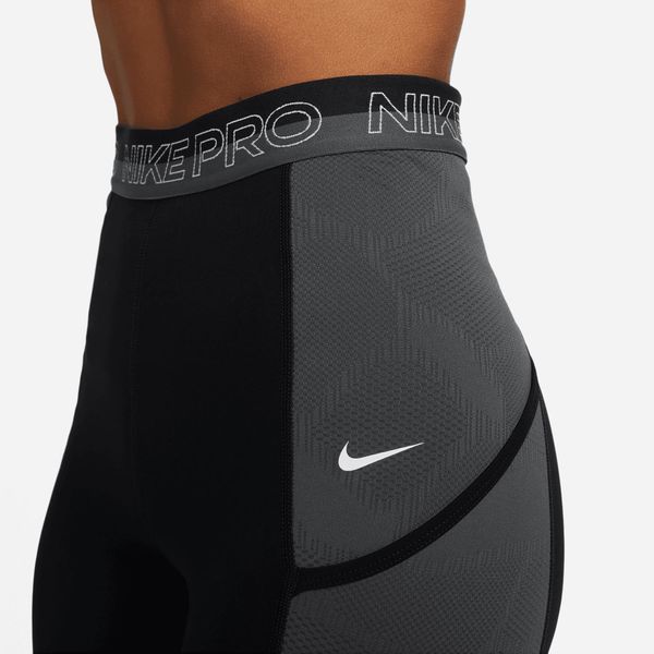 Лосины женские Nike Pro Dri-Fit Training Tights (DX0063-010), XS, WHS, 40% - 50%, 1-2 дня