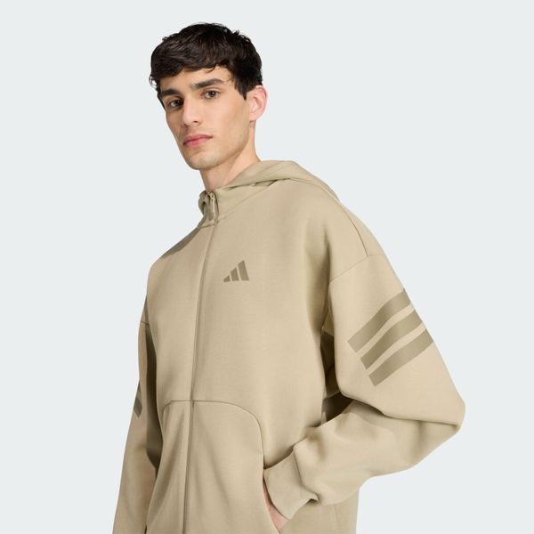 Кофта чоловіча Adidas Future Icons 3-Stripes Full-Zip Hoodie (KD5230), L, WHS, 1-2 дні