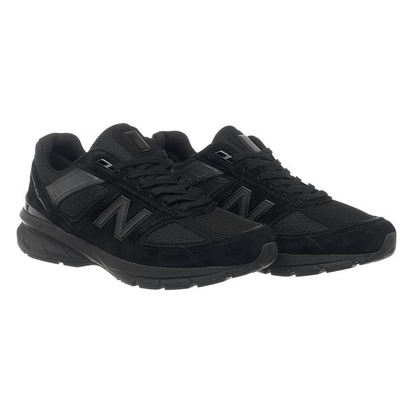 Кросівки чоловічі New Balance 990 V5 Full Black (M990BB5), 46.5, WHS, < 10%, 1-2 дні