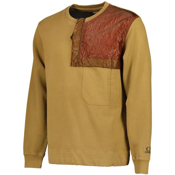Кофта мужские Cp Company Brown Fleece Blend Sweater (13CMSS264A), L, WHS, 10% - 20%, 1-2 дня